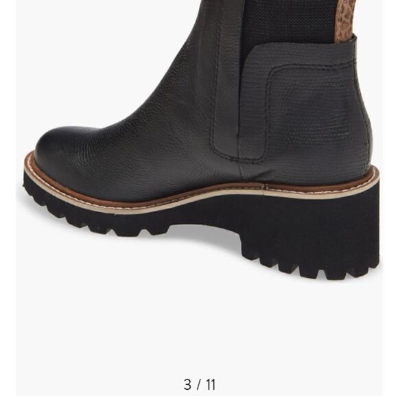 Dolce Vita  Huey H2O utilitarian waterproof bootie w leather  upper size 11 NWOT - Picture 2 of 10